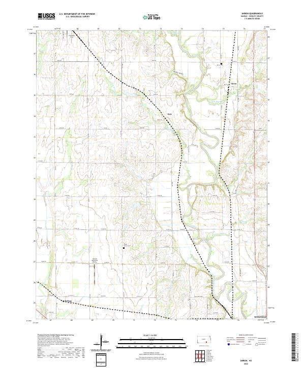 US Topo 7.5-minute map for Akron KS