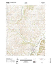 US Topo 7.5-minute map for Alma KS