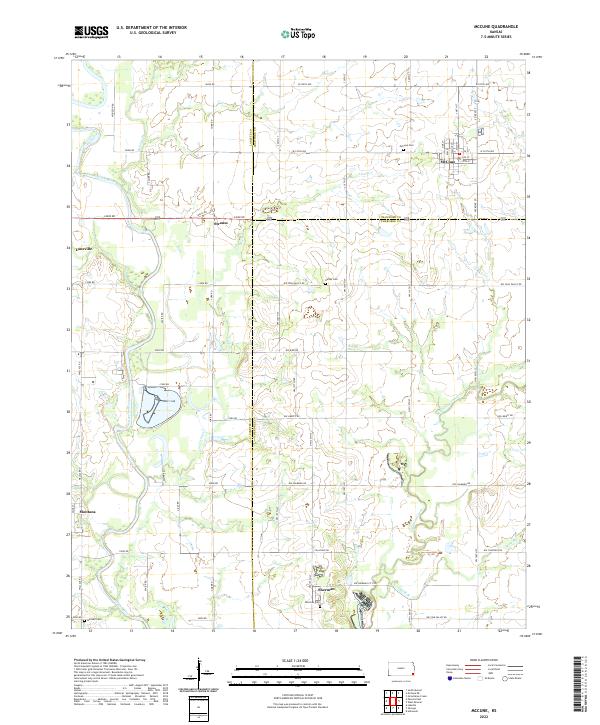 US Topo 7.5-minute map for McCune KS