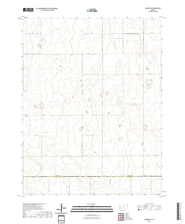US Topo 7.5-minute map for Selkirk SW KS