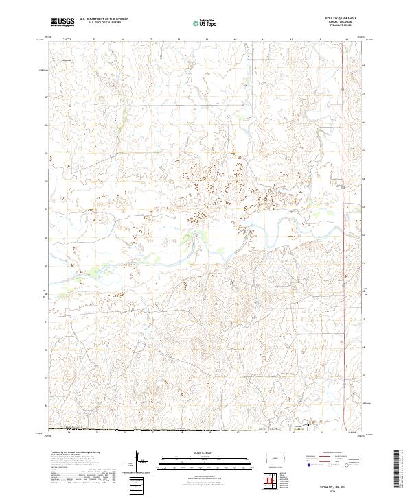 US Topo 7.5-minute map for Sitka SW KSOK