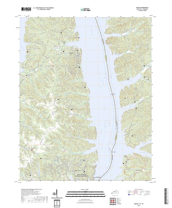 US Topo 7.5-minute map for Hamlin KYTN