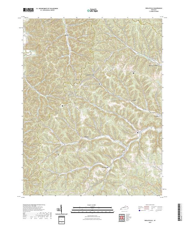 US Topo 7.5-minute map for Wesleyville KY