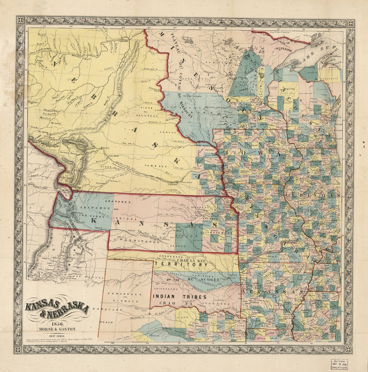 Kansas &amp; Nebraska, 1856