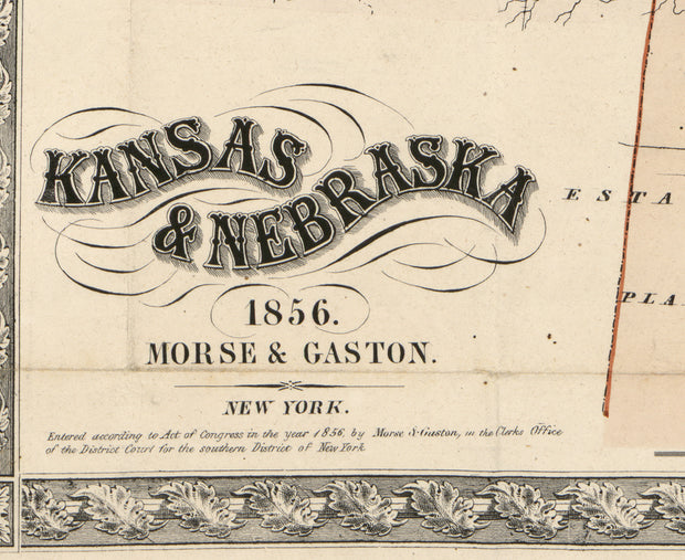 Kansas & Nebraska, 1856