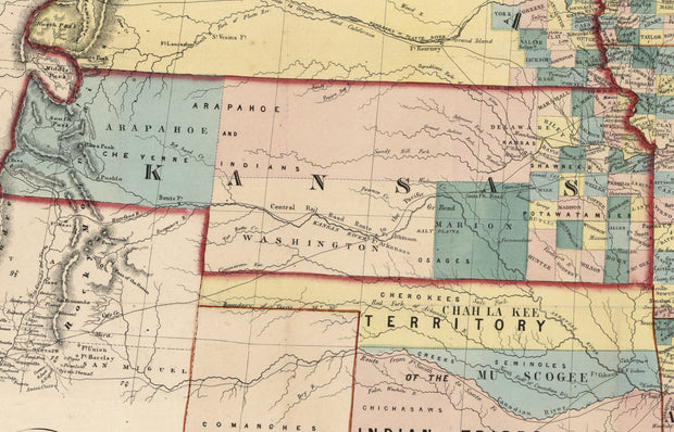 Kansas & Nebraska, 1856