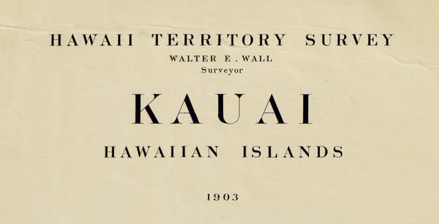 Kauai, Hawaiian Islands, 1903
