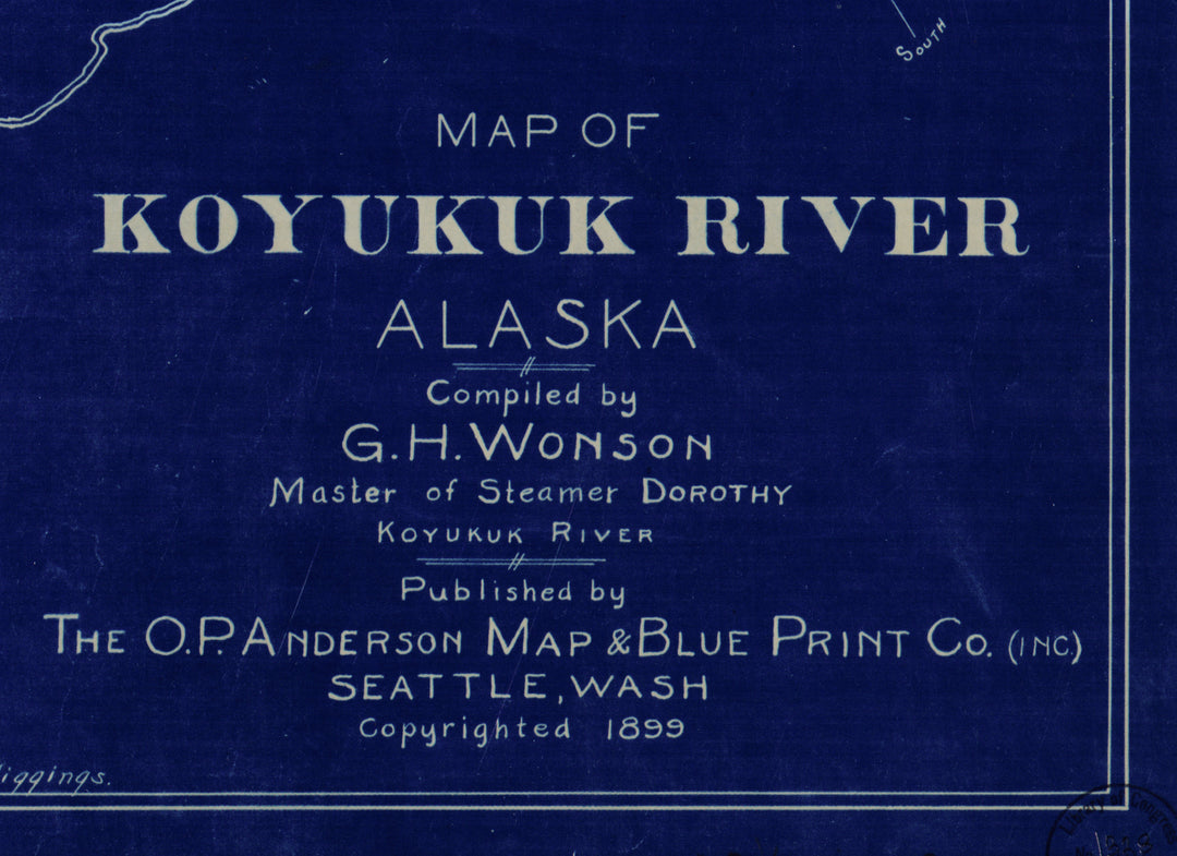 Map of Koyukuk River, Alaska - 1899