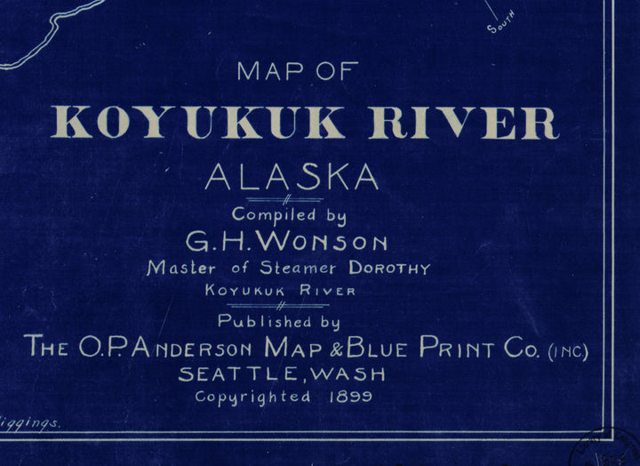 Map of Koyukuk River, Alaska - 1899