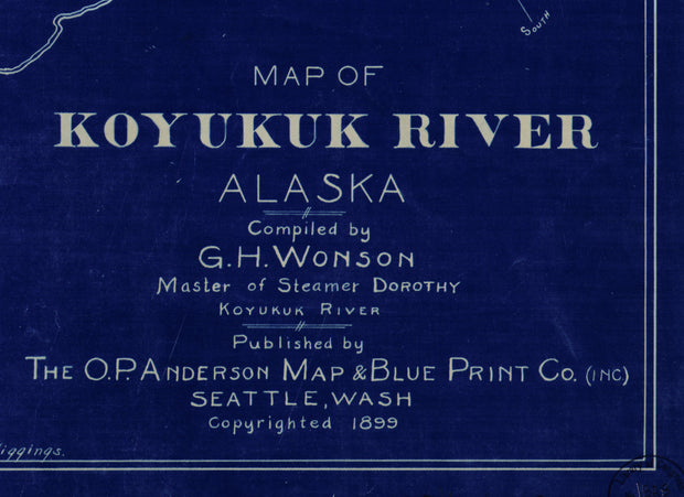 Map of Koyukuk River, Alaska - 1899