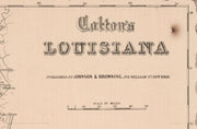 Colton's Louisiana, 1855