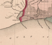 Colton's Louisiana, 1855