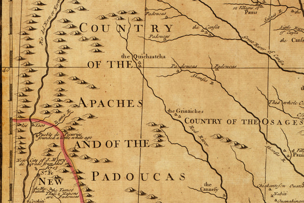 A Map of Louisiana and the River Mississippi, 1721