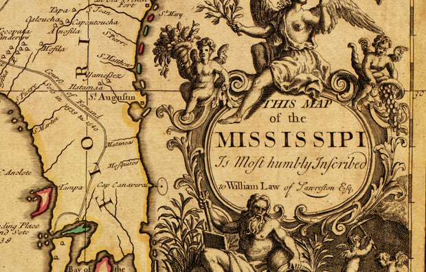 A Map of Louisiana and the River Mississippi, 1721
