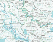 Louisiana Watersheds, 1991