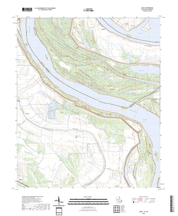 US Topo 7.5-minute map for Ashly LAMS