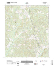 US Topo 7.5-minute map for Athens LA