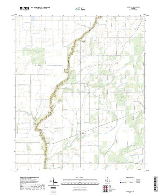 US Topo 7.5-minute map for Goodwill LA – American Map Store