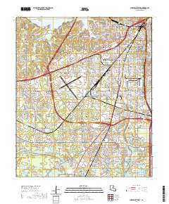 USGS US Topo 7.5-minute map for Shreveport West LA 2020
