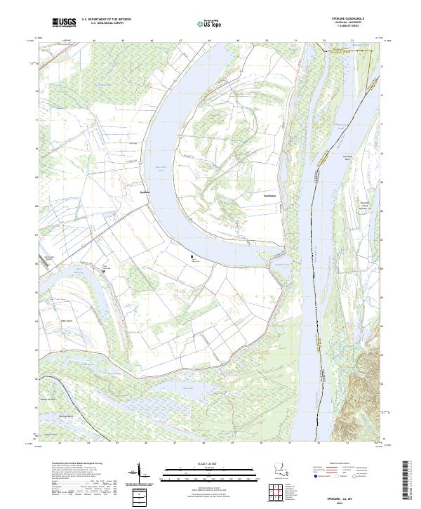 US Topo 7.5-minute map for Spokane LAMS – American Map Store