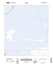 US Topo 7.5-minute map for West of Johnson Bayou LATX