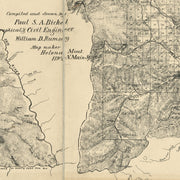 Topographical Map of Lewis and Clarke County, Montana, 1890
