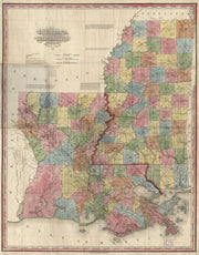 Louisiana and Mississippi, 1851