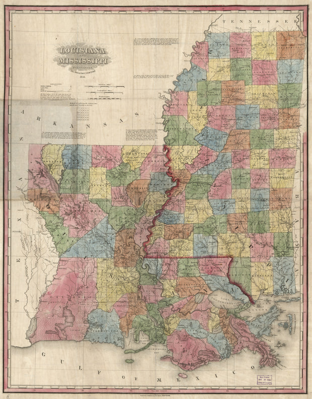 Louisiana and Mississippi, 1851