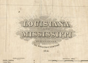 Louisiana and Mississippi, 1851