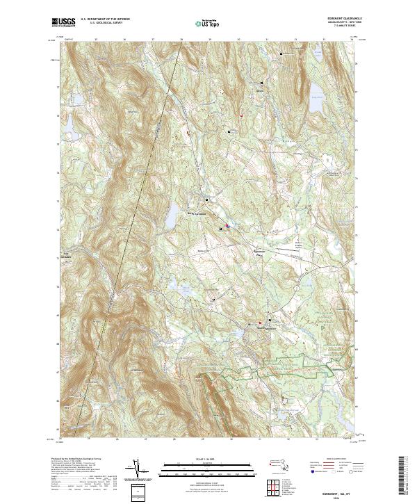 US Topo 7.5-minute map for Egremont MANY