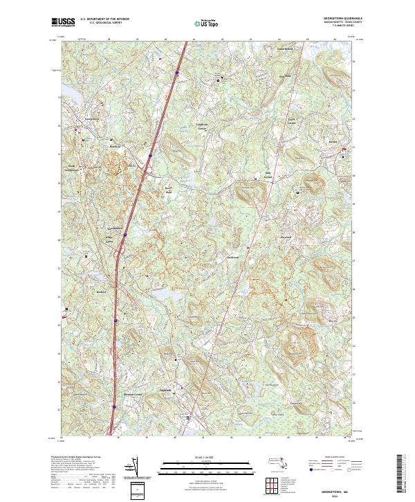 US Topo 7.5-minute map for Georgetown MA