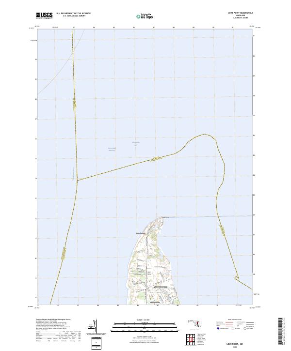 US Topo 7.5-minute map for Love Point MD