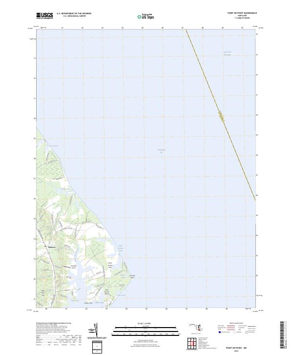 US Topo 7.5-minute map for Point No Point MD