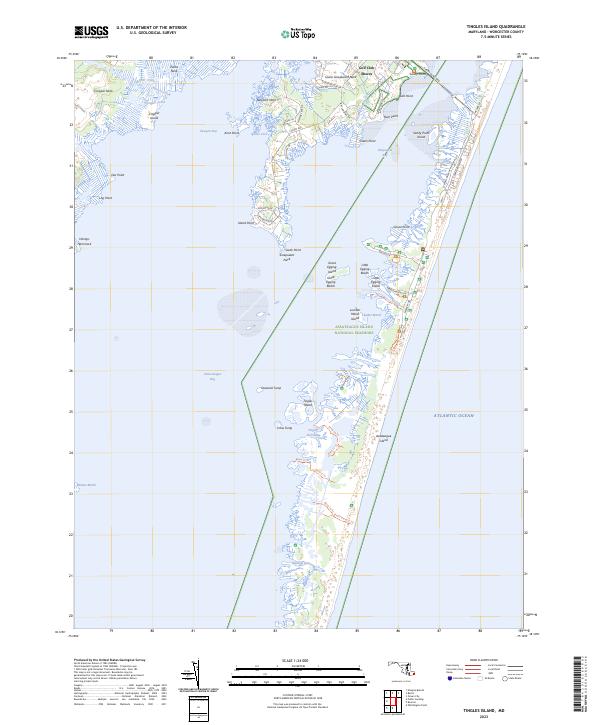 US Topo 7.5-minute map for Tingles Island MD