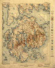 Acadia by the USGS, 1922