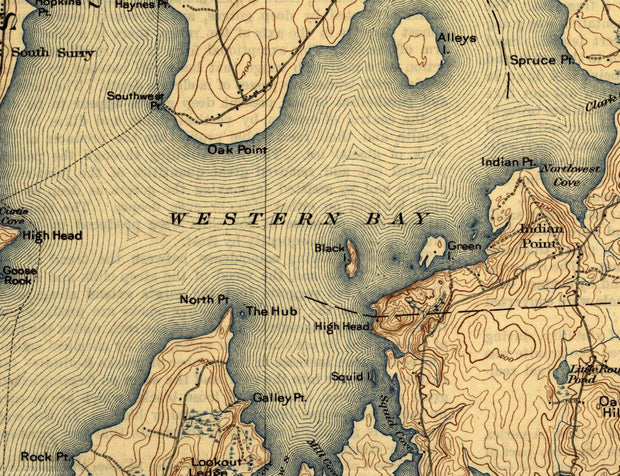 Acadia by the USGS, 1922