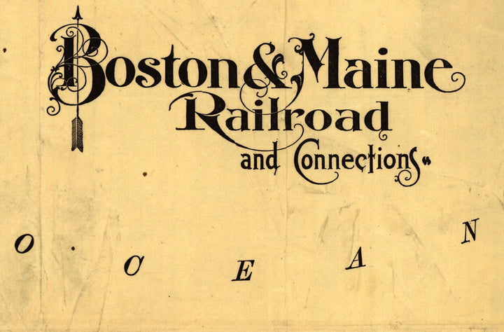 Boston &amp; Maine Railroads and Connections, 1898