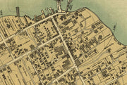 Map of Bar Harbor, Maine, 1896
