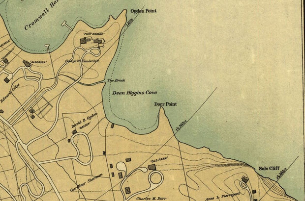 Map of Bar Harbor, Maine, 1896