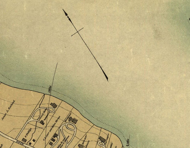 Map of Bar Harbor, Maine, 1896