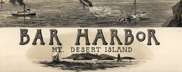 Bar Harbor, Mt Desert Island, Maine, 1886