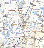 Southern Maine Regional Area Wall Map