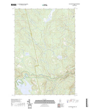 US Topo 7.5-minute map for Bald Mountain Pond ME