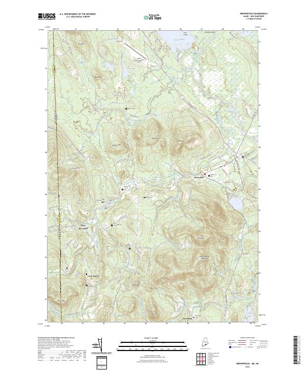 US Topo 7.5-minute map for Brownfield MENH
