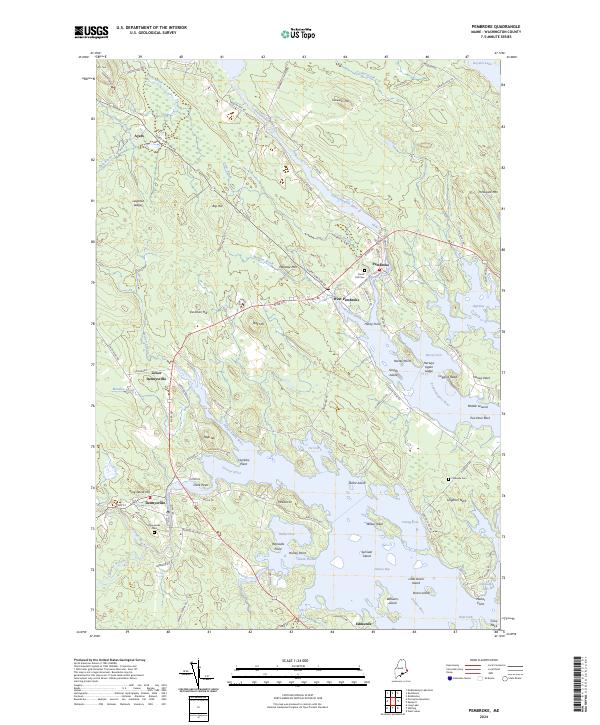 US Topo 7.5-minute map for Pembroke ME