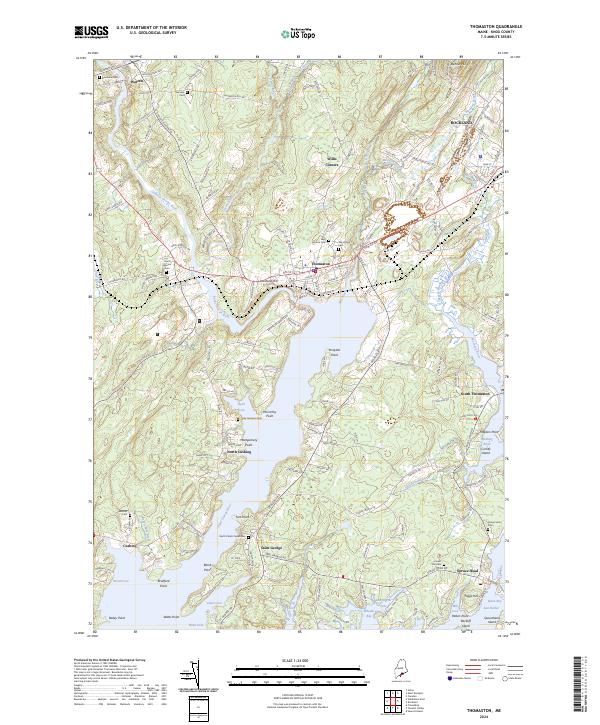 US Topo 7.5-minute map for Thomaston ME
