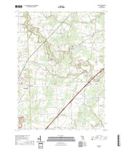 US Topo 7.5-minute map for Adair MI