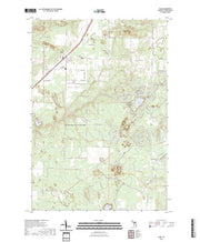US Topo 7.5-minute map for Alba MI