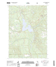 US Topo 7.5-minute map for Alcona Dam Pond MI