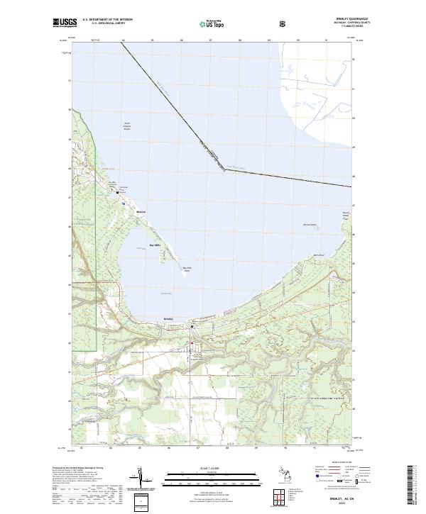 US Topo 7.5-minute map for Brimley MION